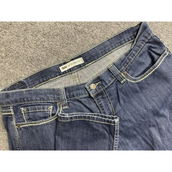 Levi’s Jeans 524 Too Superlow Women’s 13L Tall (35x33) Blue Retro Dark Wash - Picture 1 of 11